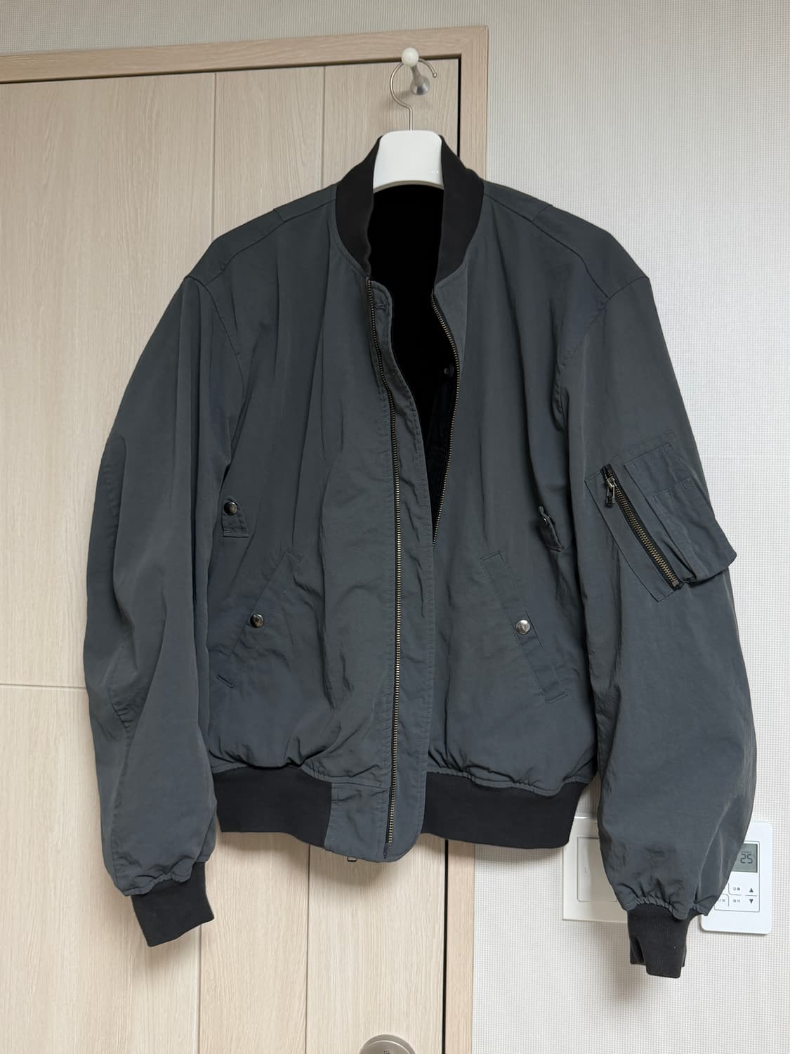 이얼즈어고 마원 리버시블 플라이트 자켓 L 상품이미지3