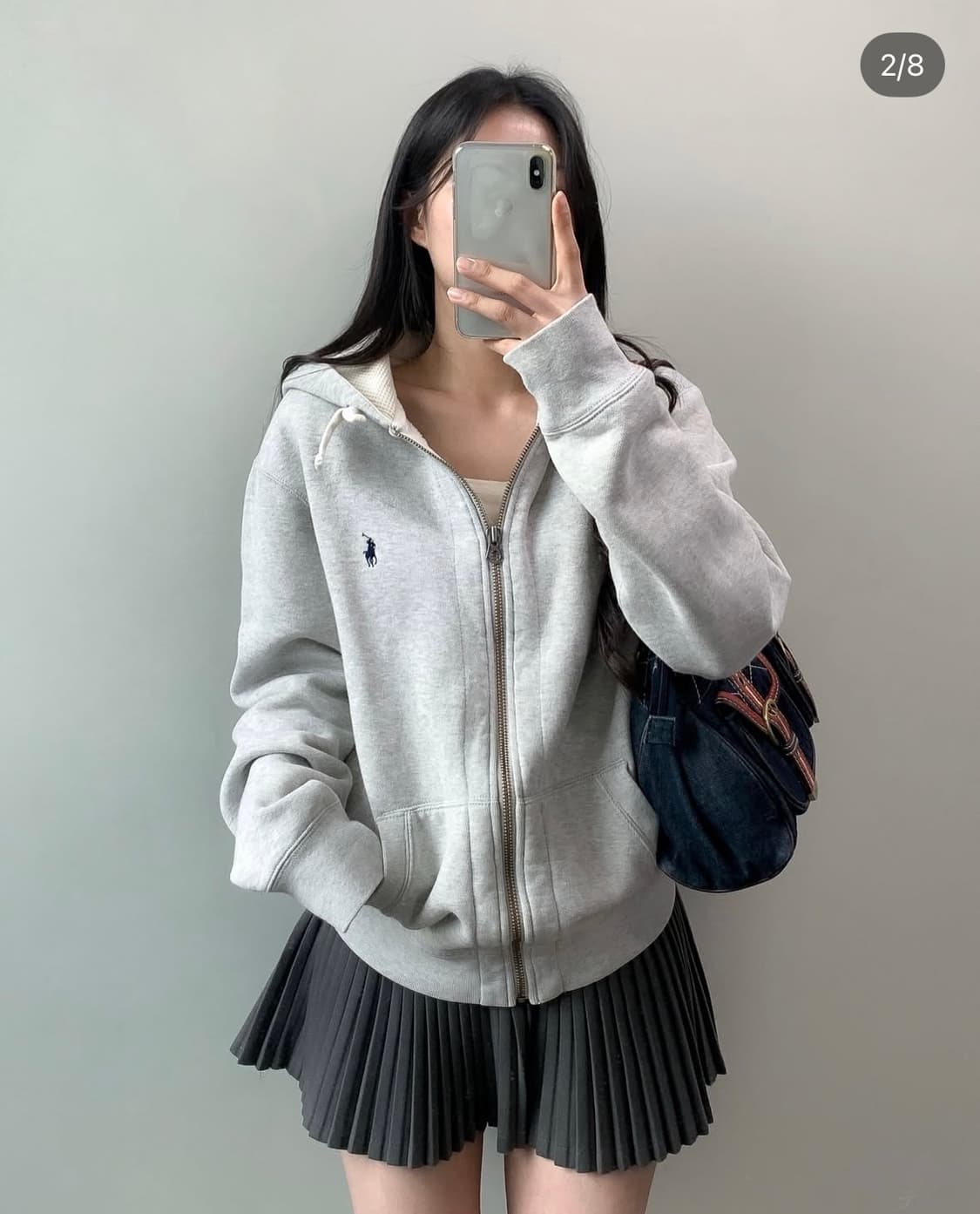 폴로 써멀 후드집업 상품이미지2