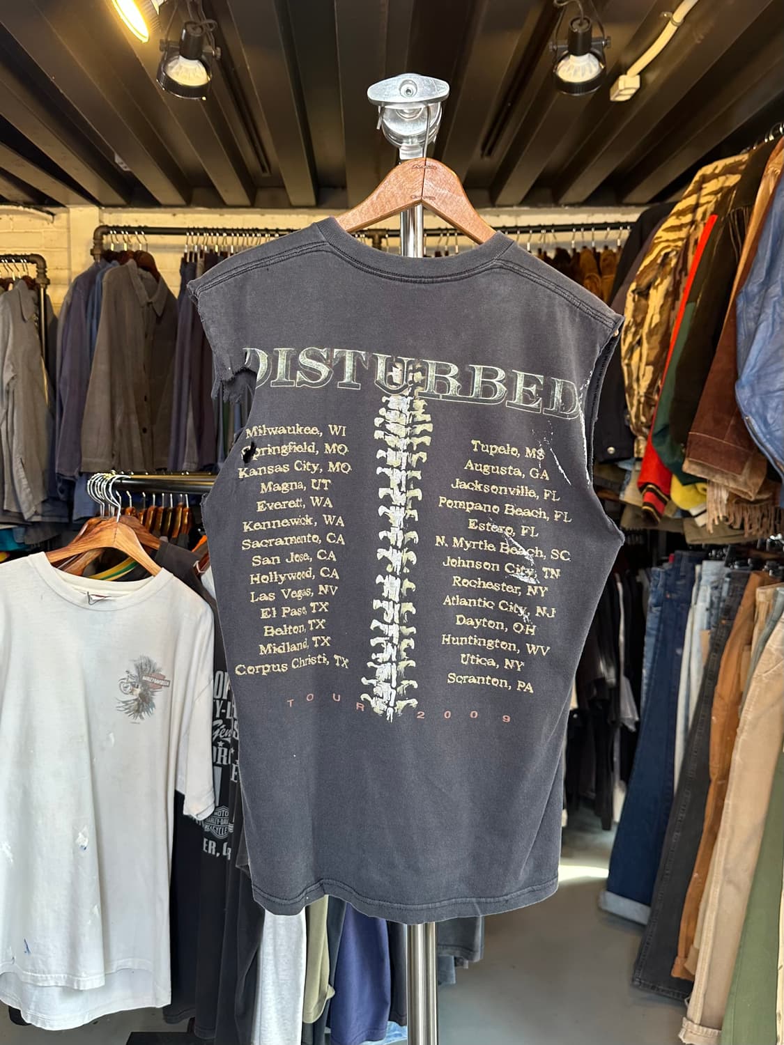 디스터브드 Disturbed 락밴드 프린팅 베스트  상품이미지2