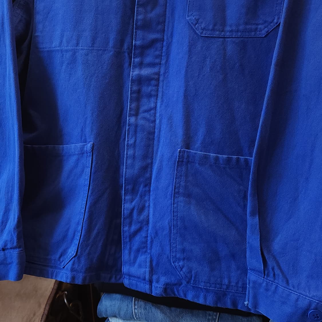 70s 프렌치 워크자켓 프렌치자켓 프렌치 블루 42 상품이미지7