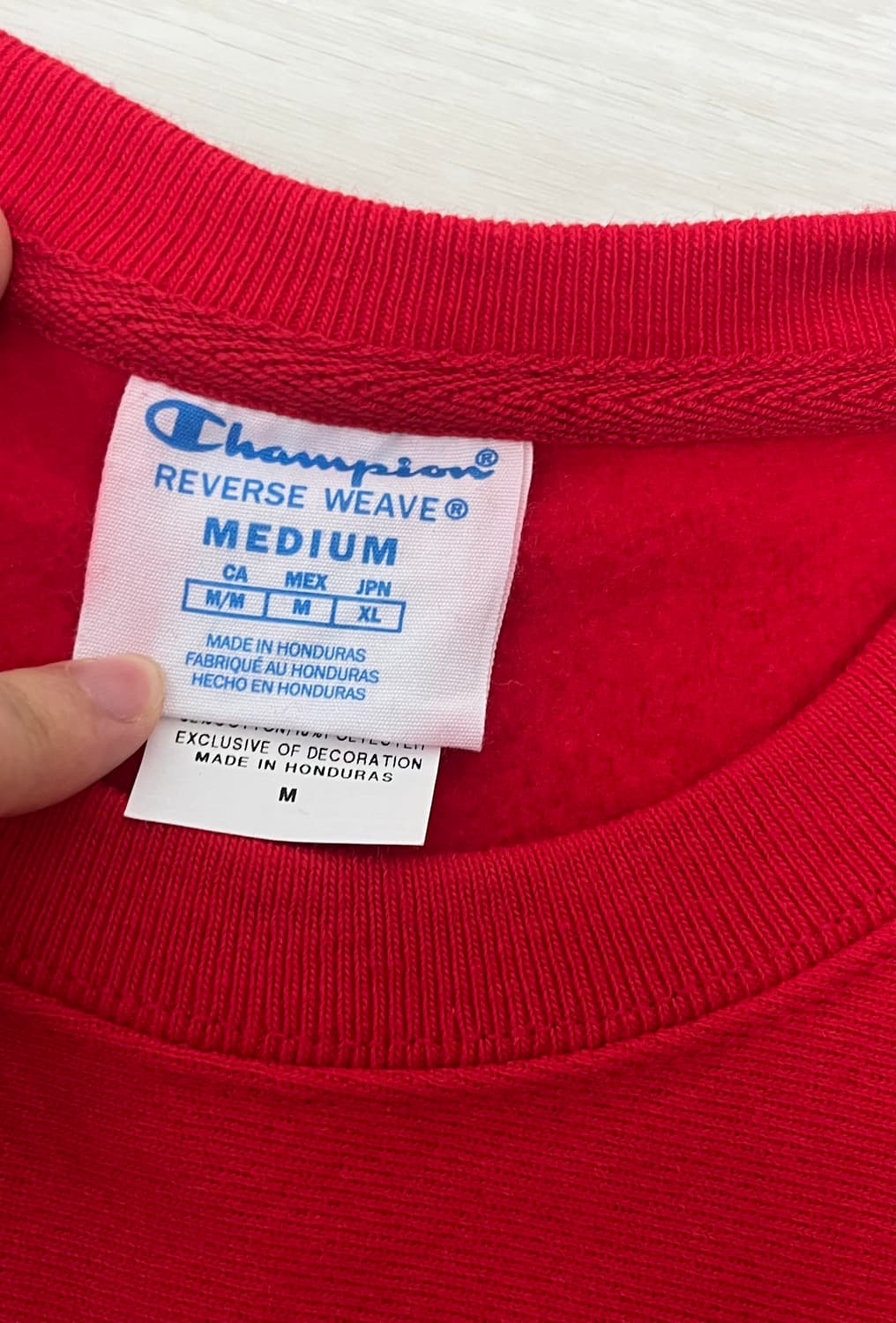 챔피온 블루택 리버스위브 스웻셔츠 M 상품이미지2