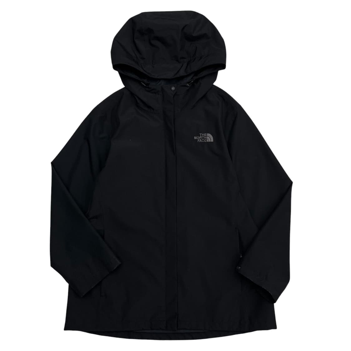 노스페이스 로고 블랙 후드 바람막이 90 상품이미지2