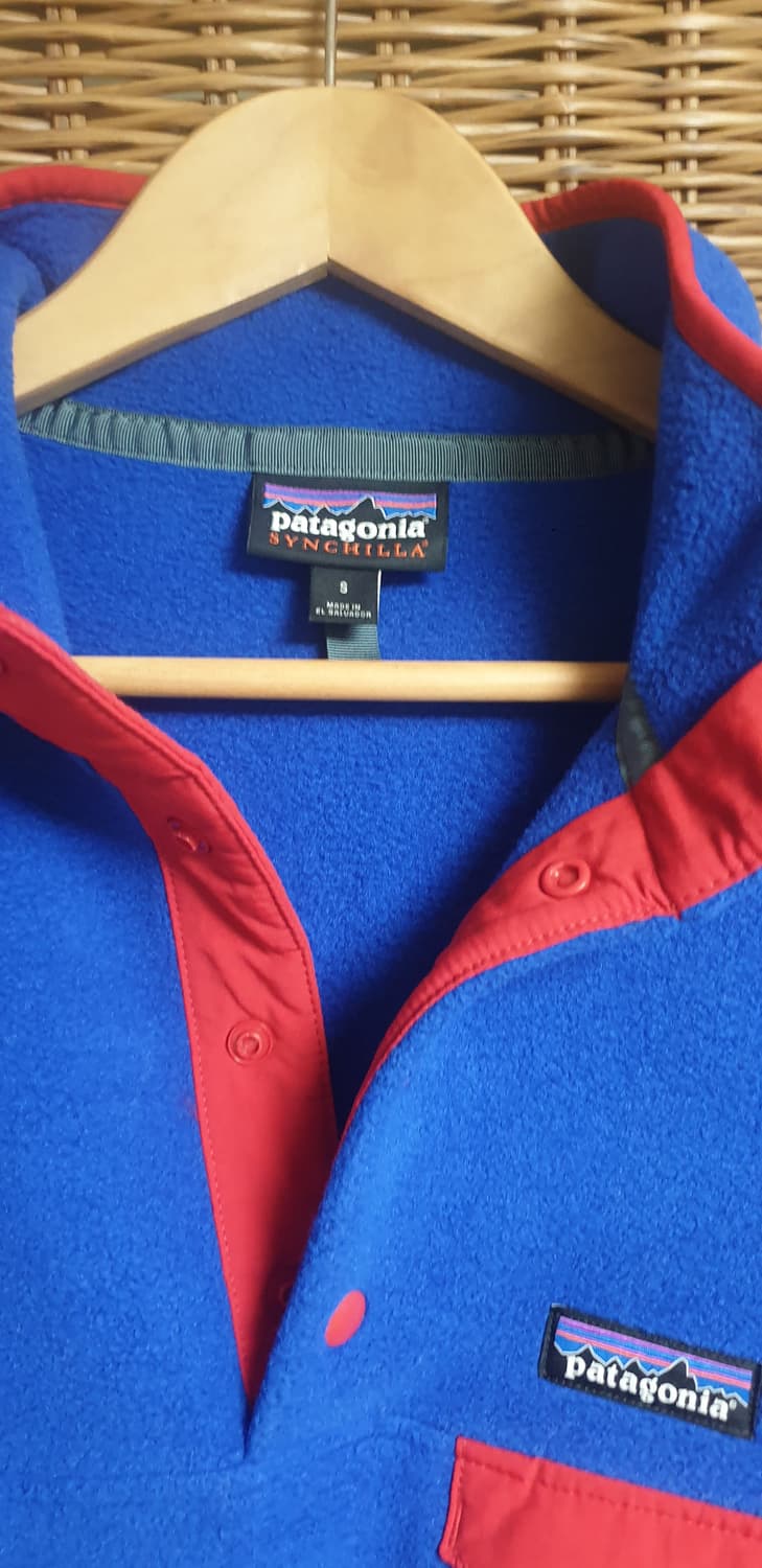 파타고니아 헤비웨이트 신칠라 스냅티 풀오버 패시지블루 s 상품이미지5