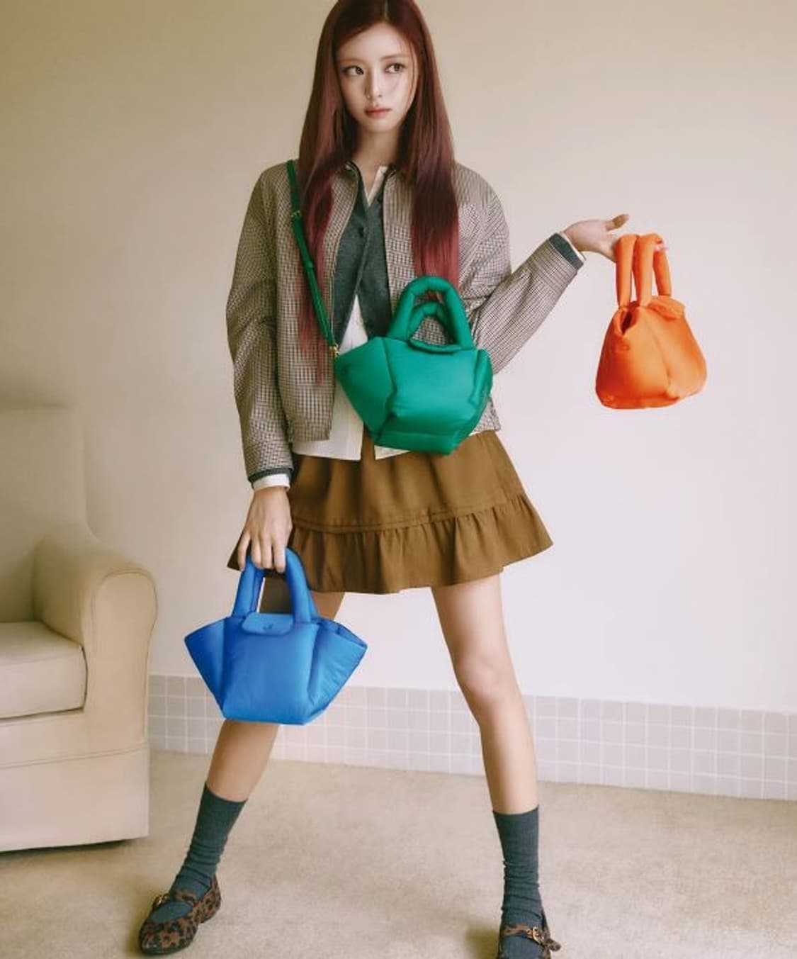(새상품) 빈폴 액세서리 Less Bag_1 마이크로 나일론 토트백 패딩 상품이미지5