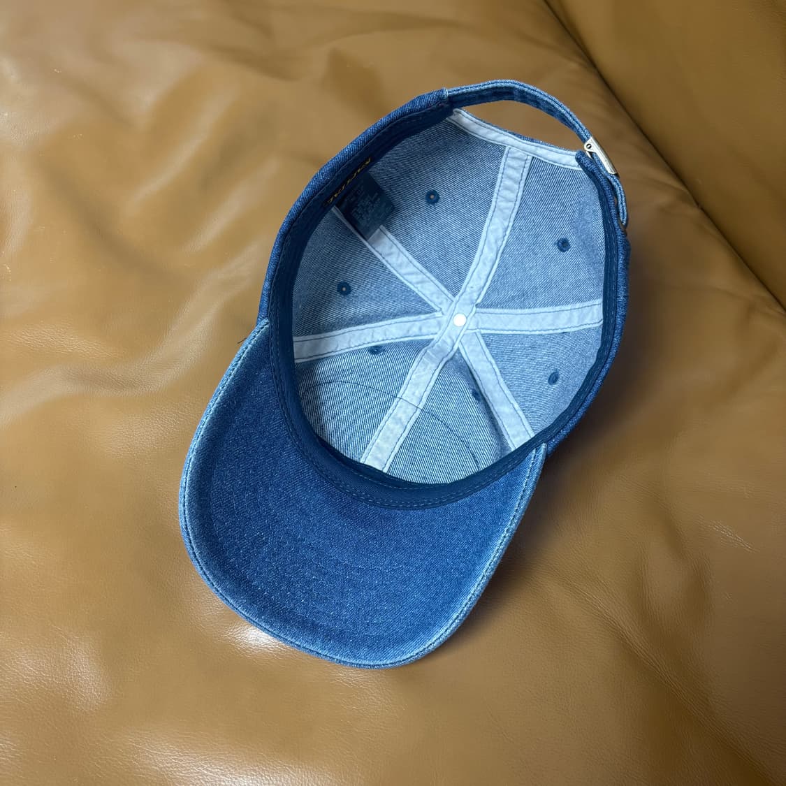 Kapital 캐피탈 오사카 한정 6패널 볼캡 모자 인디고 데님 상품이미지6