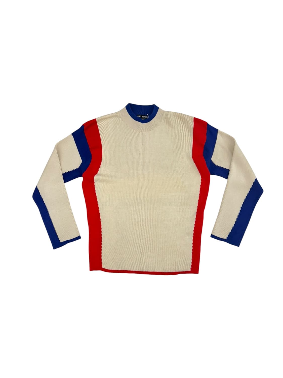 이세이미야케 90s 트리컬러 니트 상품이미지1