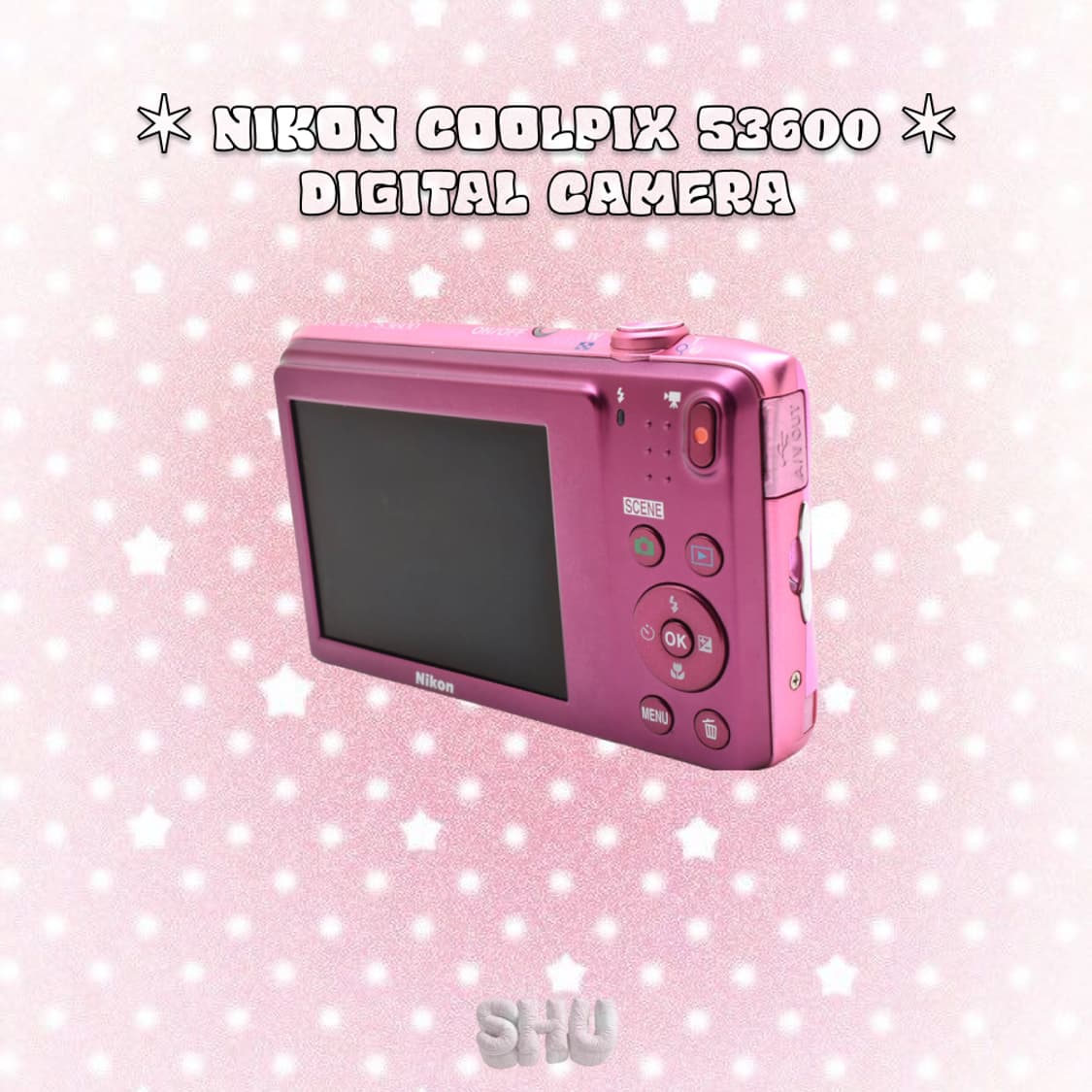 니콘 NIKON 쿨픽스 S3600 빈티지 디카 핑크 상품이미지4