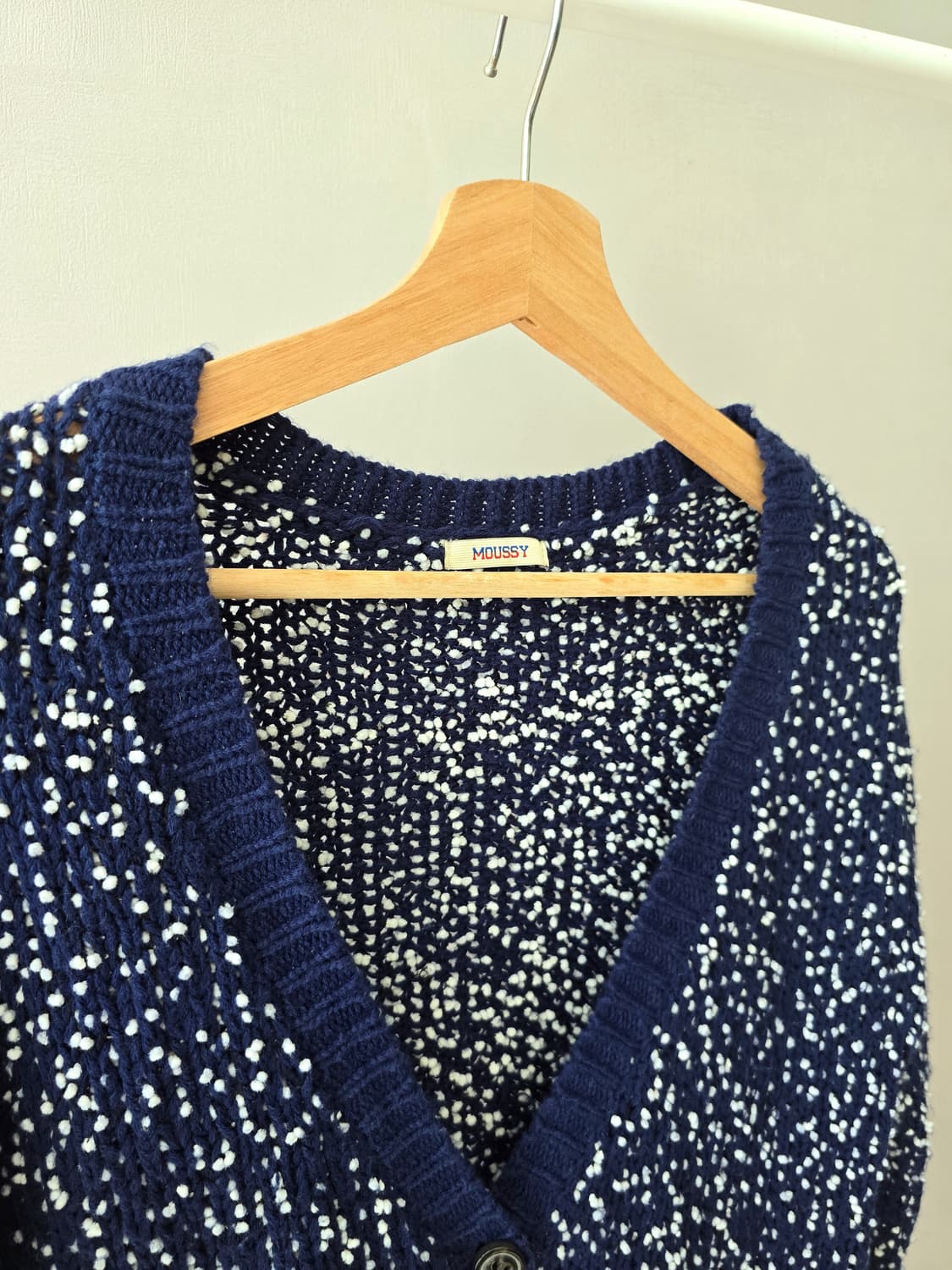 마우지 Vintage 몽글 패턴 Cardigan 상품이미지3
