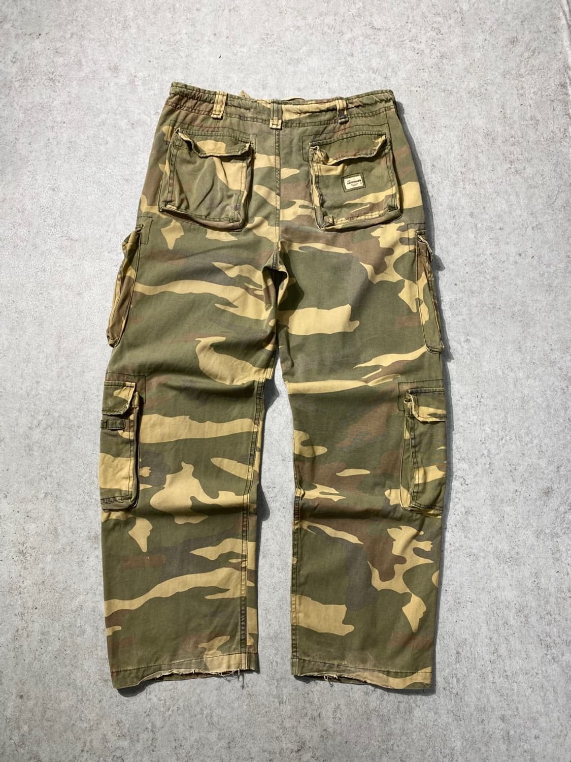 [M] Abercrombie 아베크롬비 카모플라쥬 카고 와이드 팬츠 상품이미지5