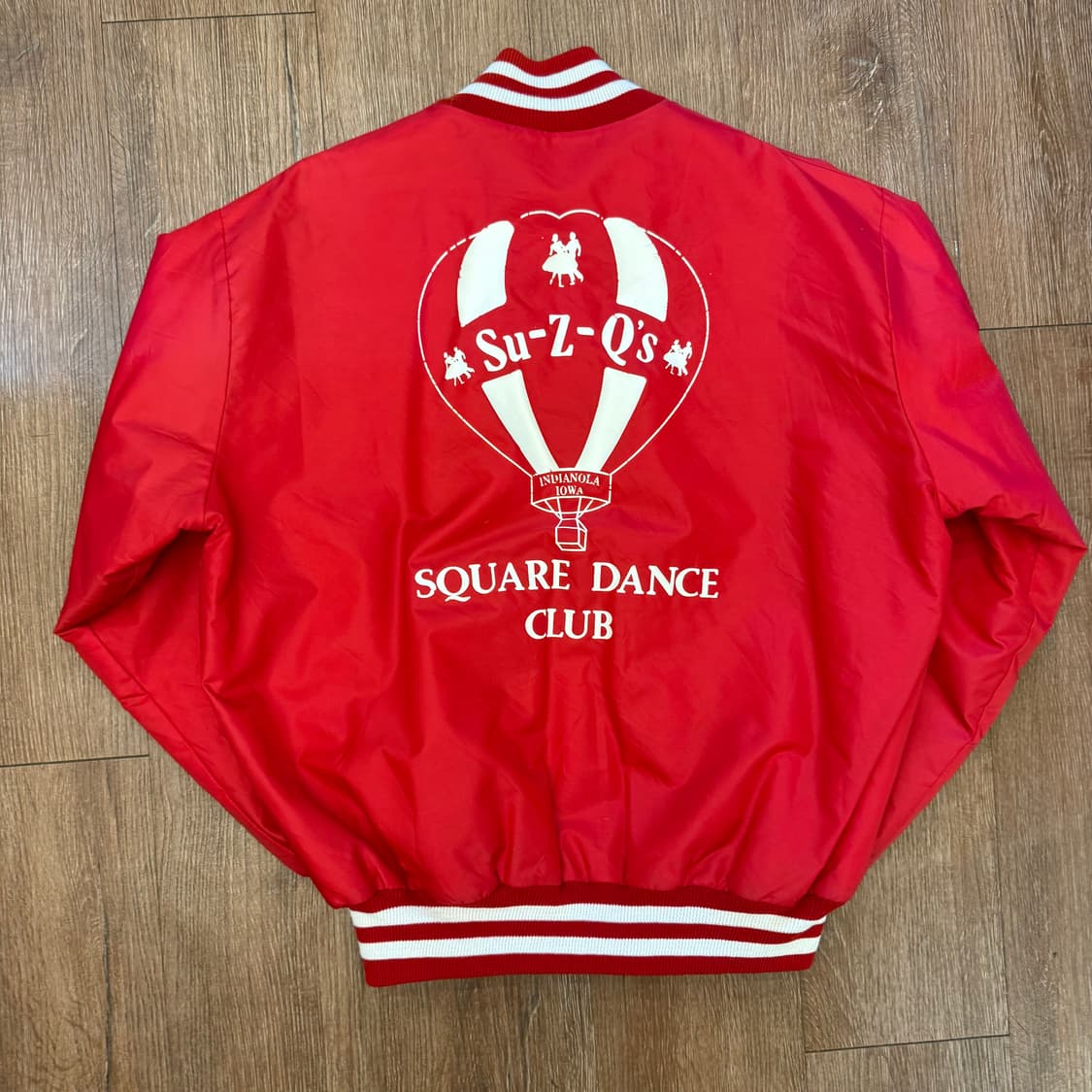 USA 빈티지 바시티자켓 레드 상품이미지3