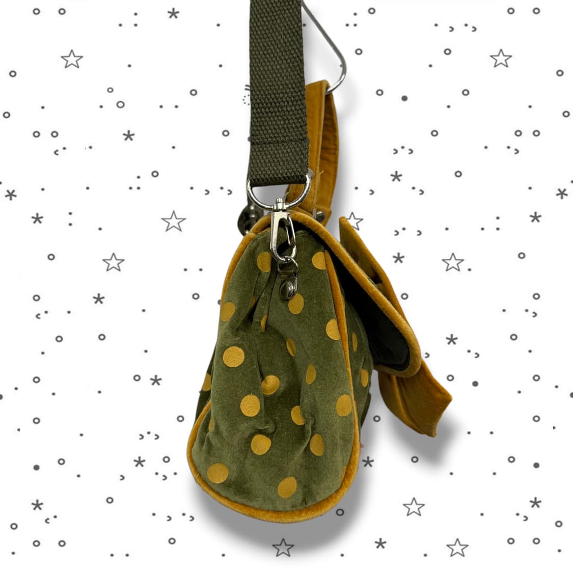 Wing House 리본 도트 미니 크로스백 상품이미지5