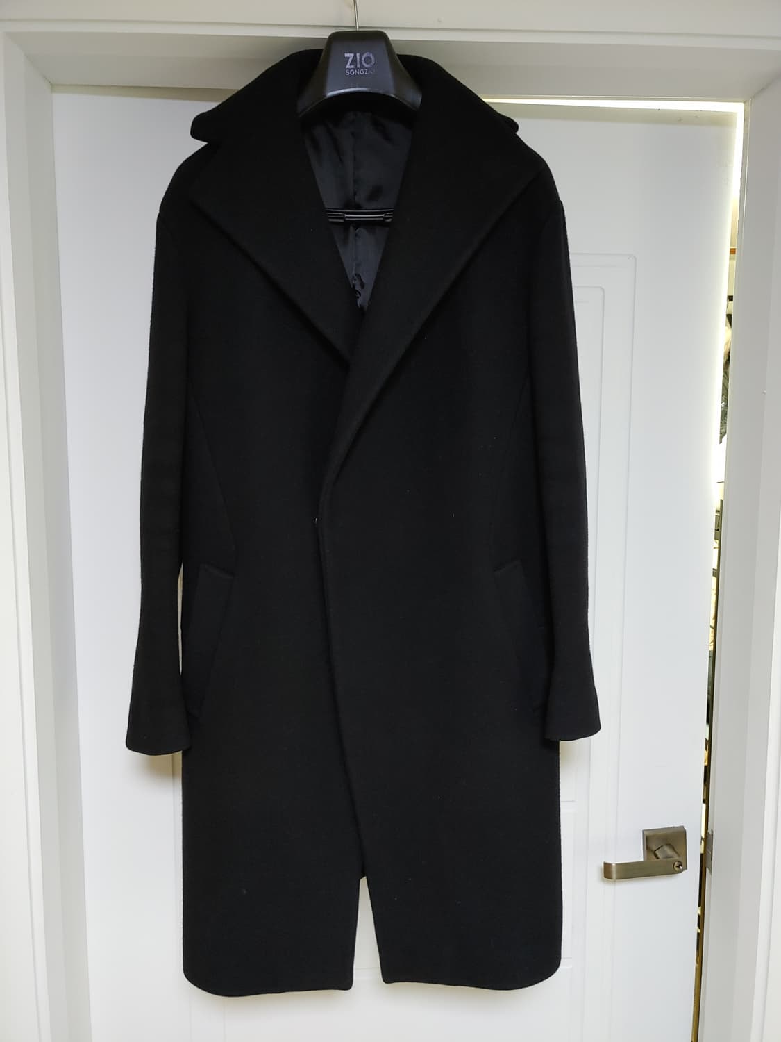 시스템옴므 숄 카라 코트 팝니다 상품이미지1