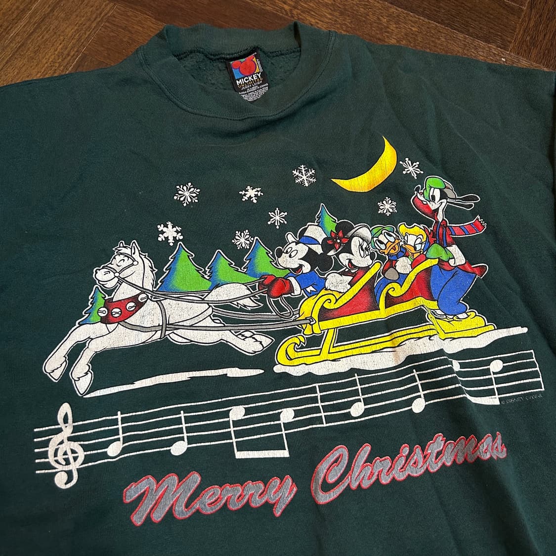 90s Vintage Disney 빈티지 올드 디즈니 크리스마스 맨투맨 상품이미지3