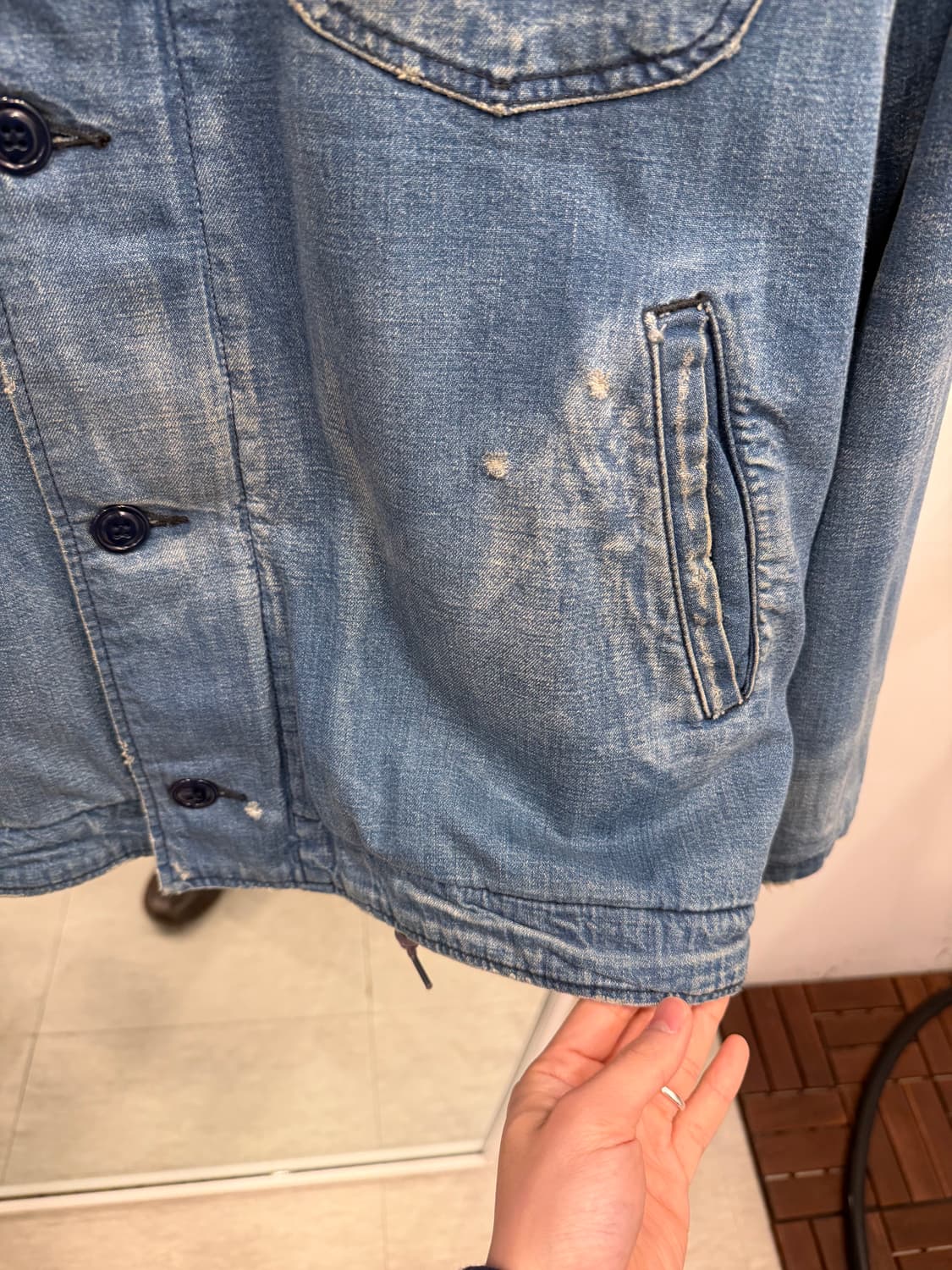 Alpha Industries & Lee 스톰라이더 N-1 데님 덱 자켓 상품이미지8