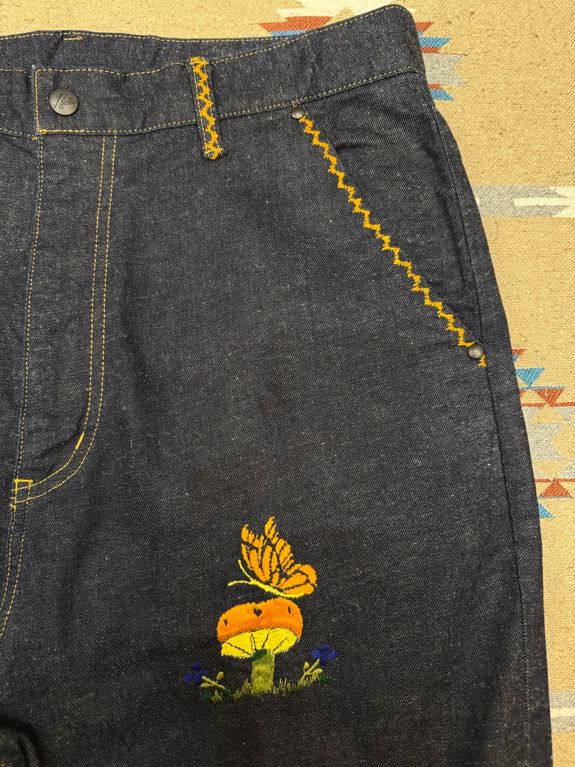 [M] 니들스 P&M Emd. 부츠컷 데님 팬츠 상품이미지3