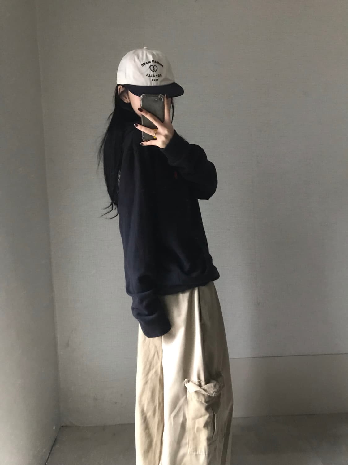 폴로 검빨 오버핏 후드티 상품이미지4