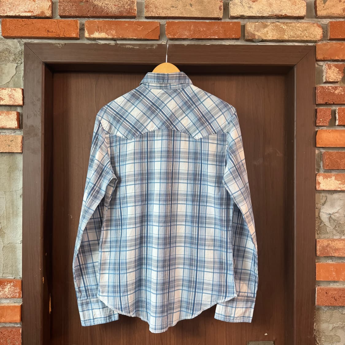 00s 랭글러 체크 웨스턴셔츠 상품이미지8