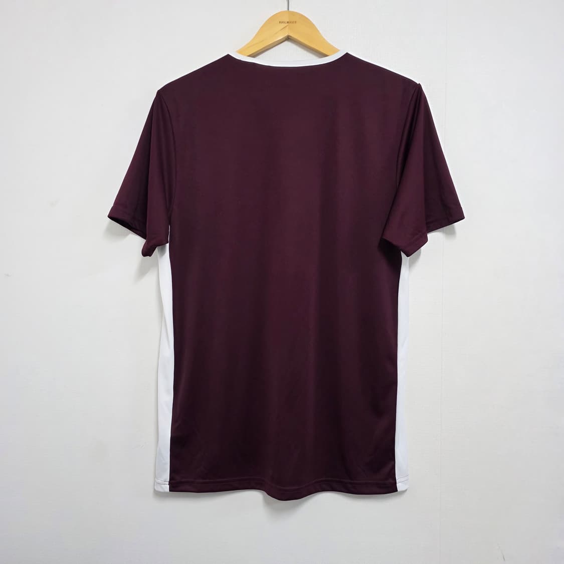 XL 100 아디다스 반팔 져지 티셔츠 버건디 상품이미지4