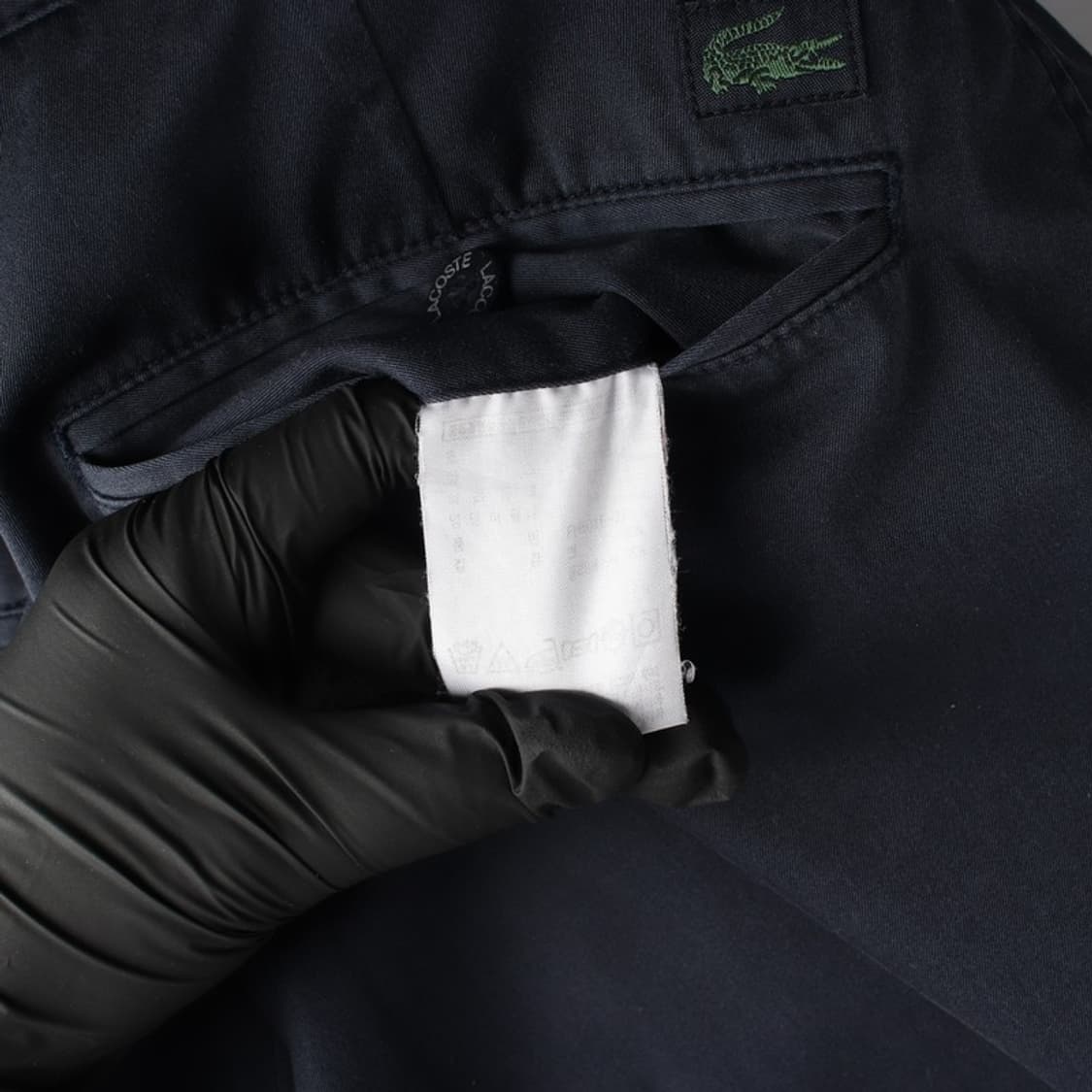 라코스테 네이비 투턱 치노 하프 팬츠 상품이미지6