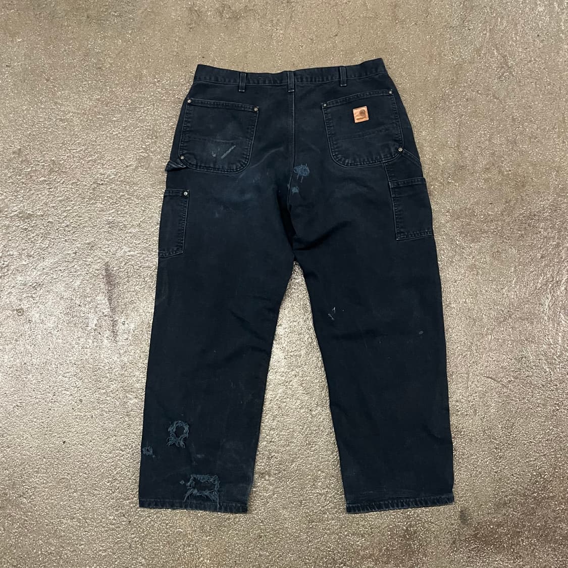 Carhartt 블랙 더블니 팬츠 (37“) 상품이미지5