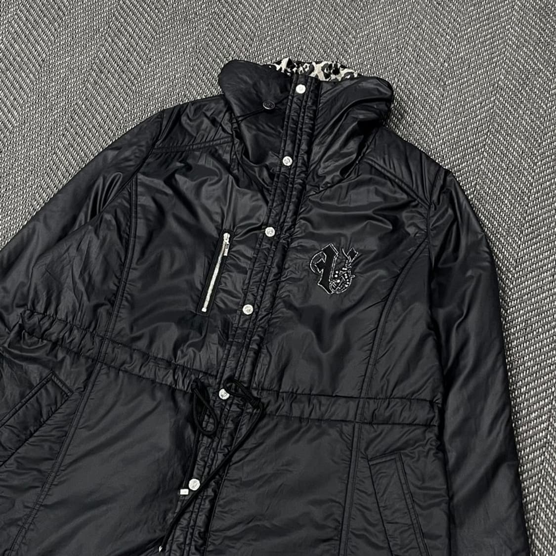 레오파드 디테일 자켓  v0130 상품이미지3