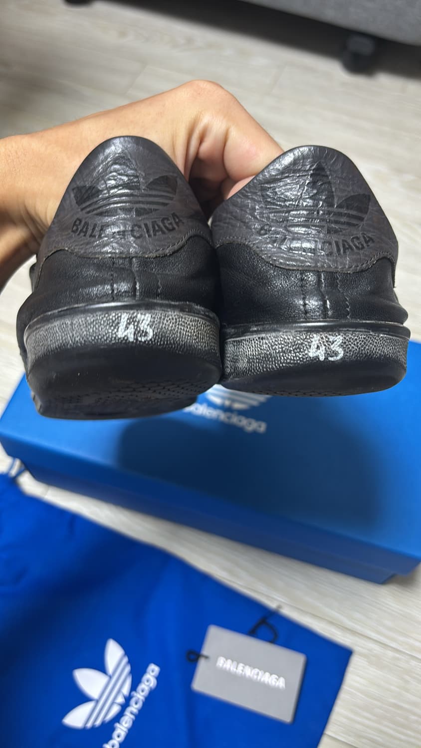 발렌시아가 스탠스미스 레더 블랙 43사이즈 플랫화 상품이미지3