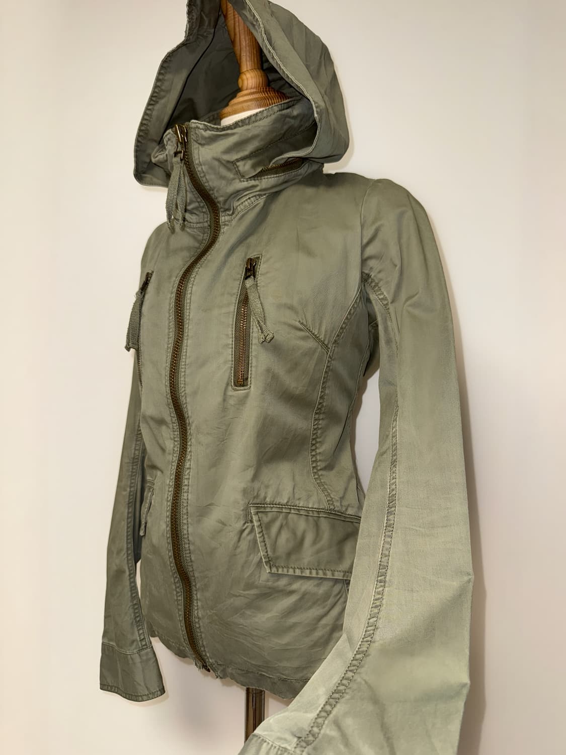 Moussy 와투케 카키 자켓 상품이미지5