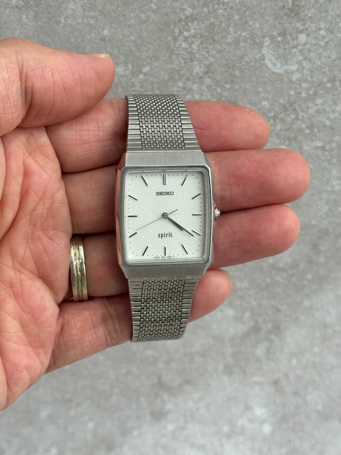 90s 빈티지 세이코 Seiko spirit square 상품이미지6