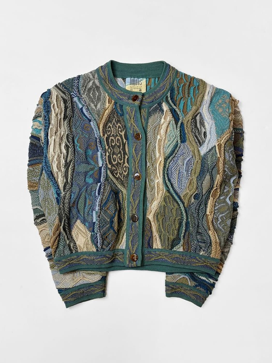 림노스 00s 3D 케이블 크롭 니트 가디건 PN5113 상품이미지1