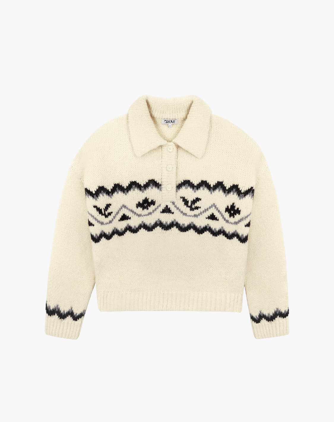 택O) 그로브 AILE 니트 아이보리 상품이미지1