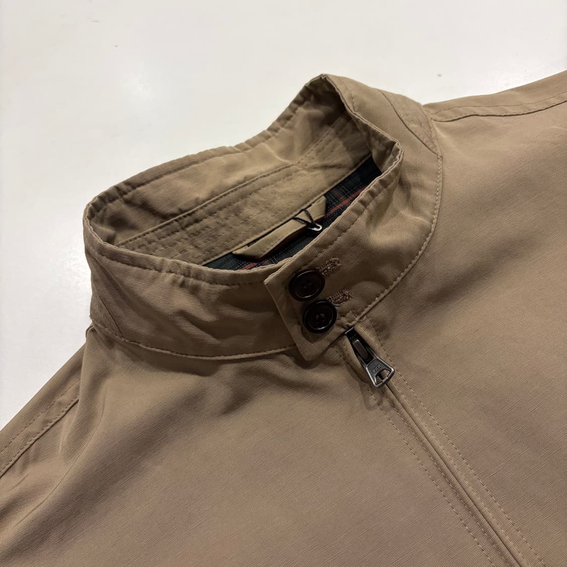 [M] 프리즘웍스 베이지 코튼 해링턴 자켓 B533 상품이미지3