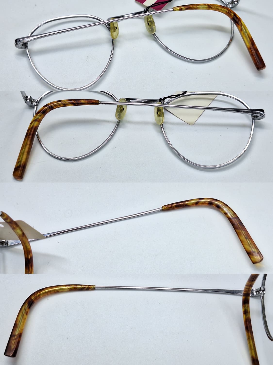 80s 일본제 빈티지 데드스톡 미사용/역삼각형 판토형 안경테 클래식 상품이미지6