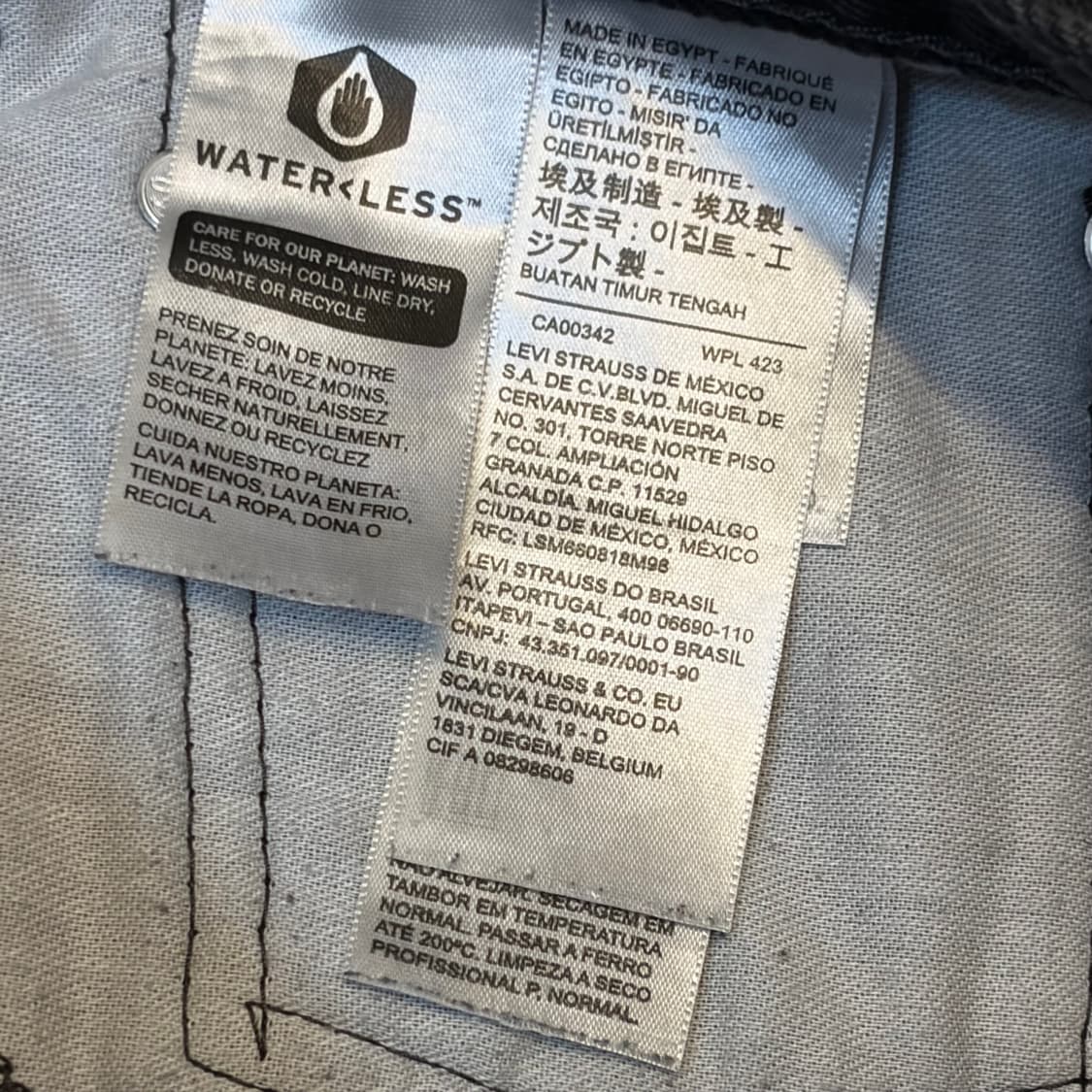 10s 미국 빈티지 리바이스 505 블랙진 청바지 상품이미지8