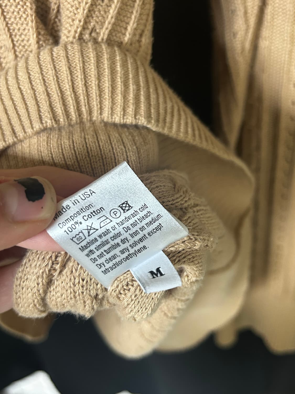 커미션 유니버시티 니트 M 상품이미지5