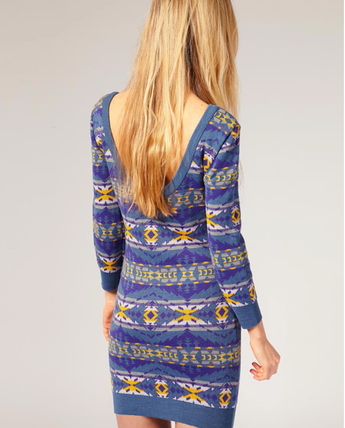 오프닝세레모니 × 펜들턴 콜라보 니트 원피스 상품이미지1