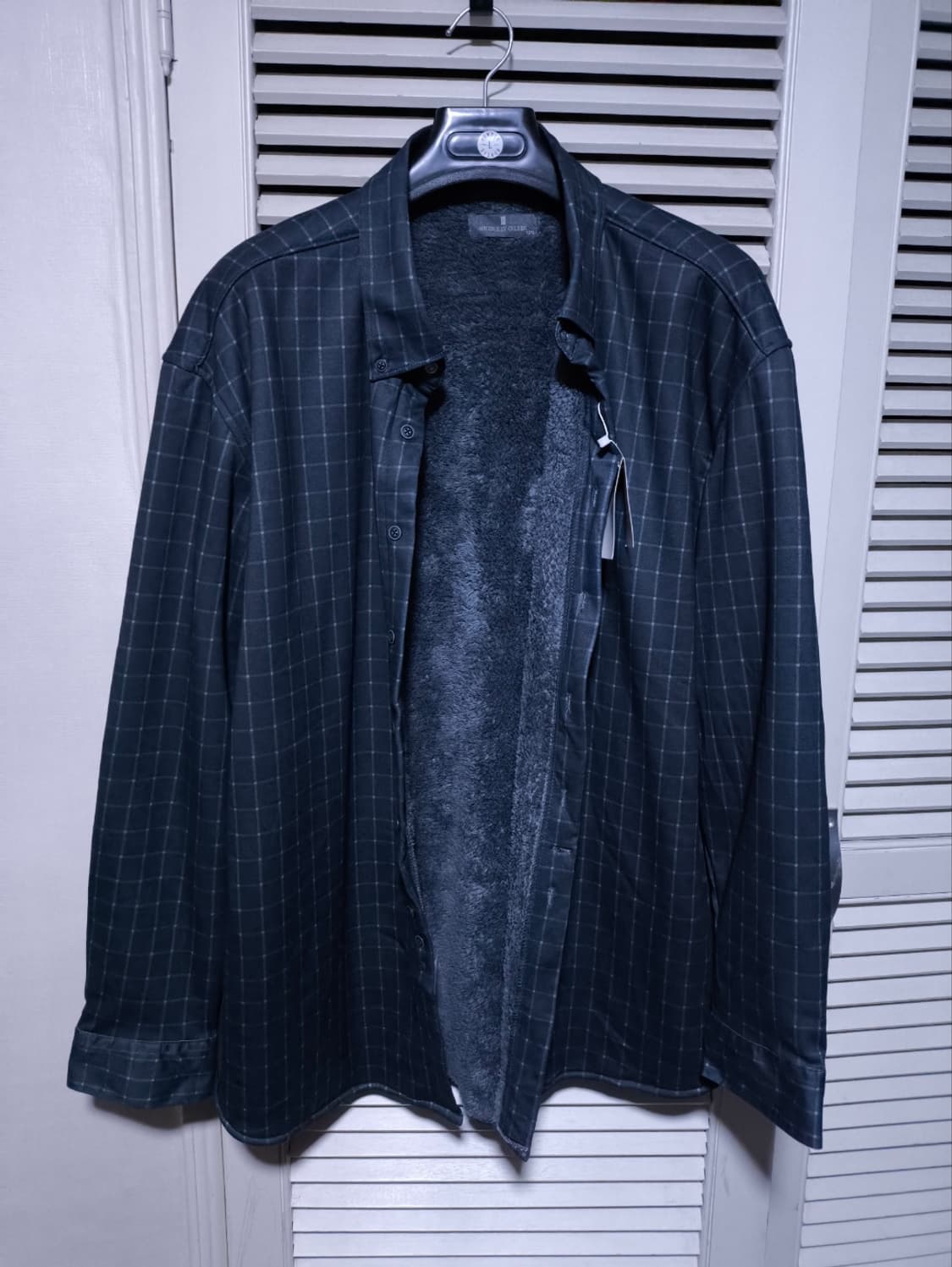 새거 4XL 120 빅사이즈 니콜 안감 기모 털 셔츠 남방 상품이미지1