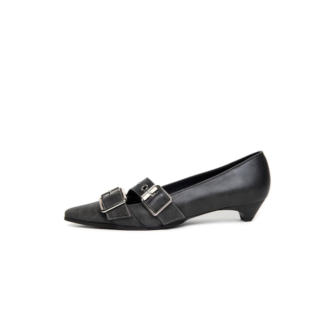 [쓰리투에이티] crackle buckle kitten heels 상품이미지3
