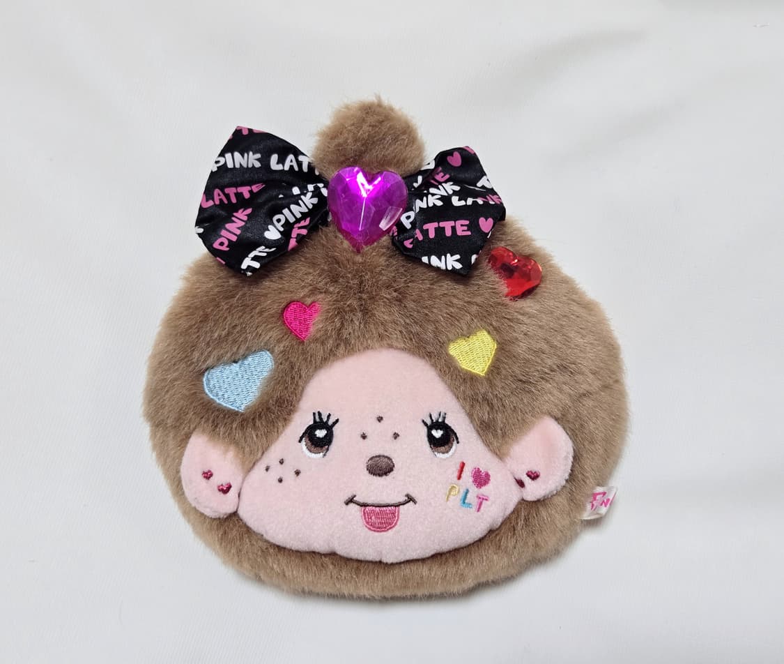 몬치치 핑크라떼 스트랩 파우치 지갑 상품이미지1