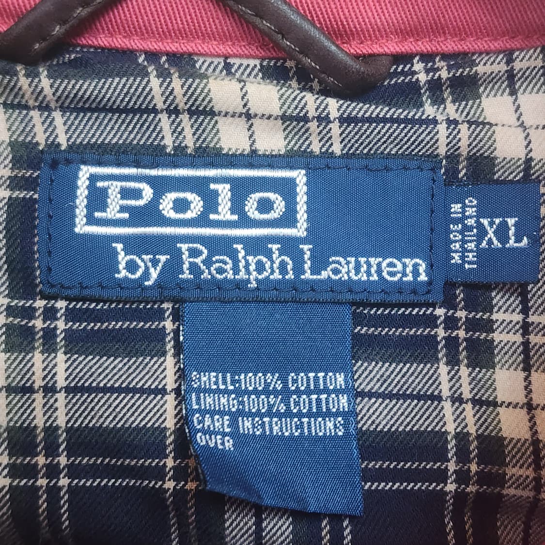 폴로 랄프로렌 레드 면 자켓 상품이미지3