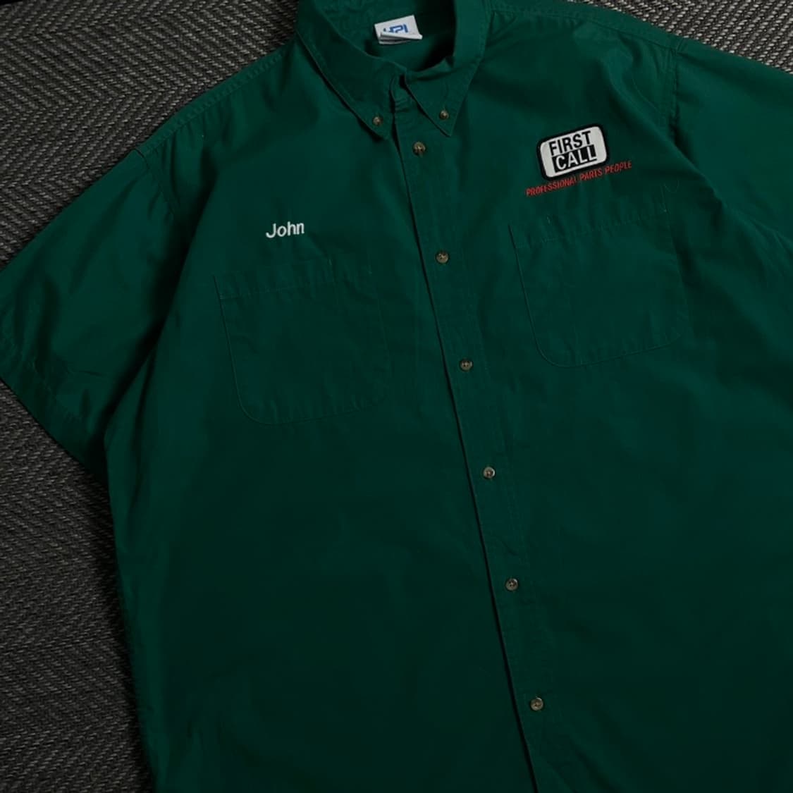 USA 오리지날 빈티지 박시핏 워크 셔츠 그린y 4230 상품이미지1