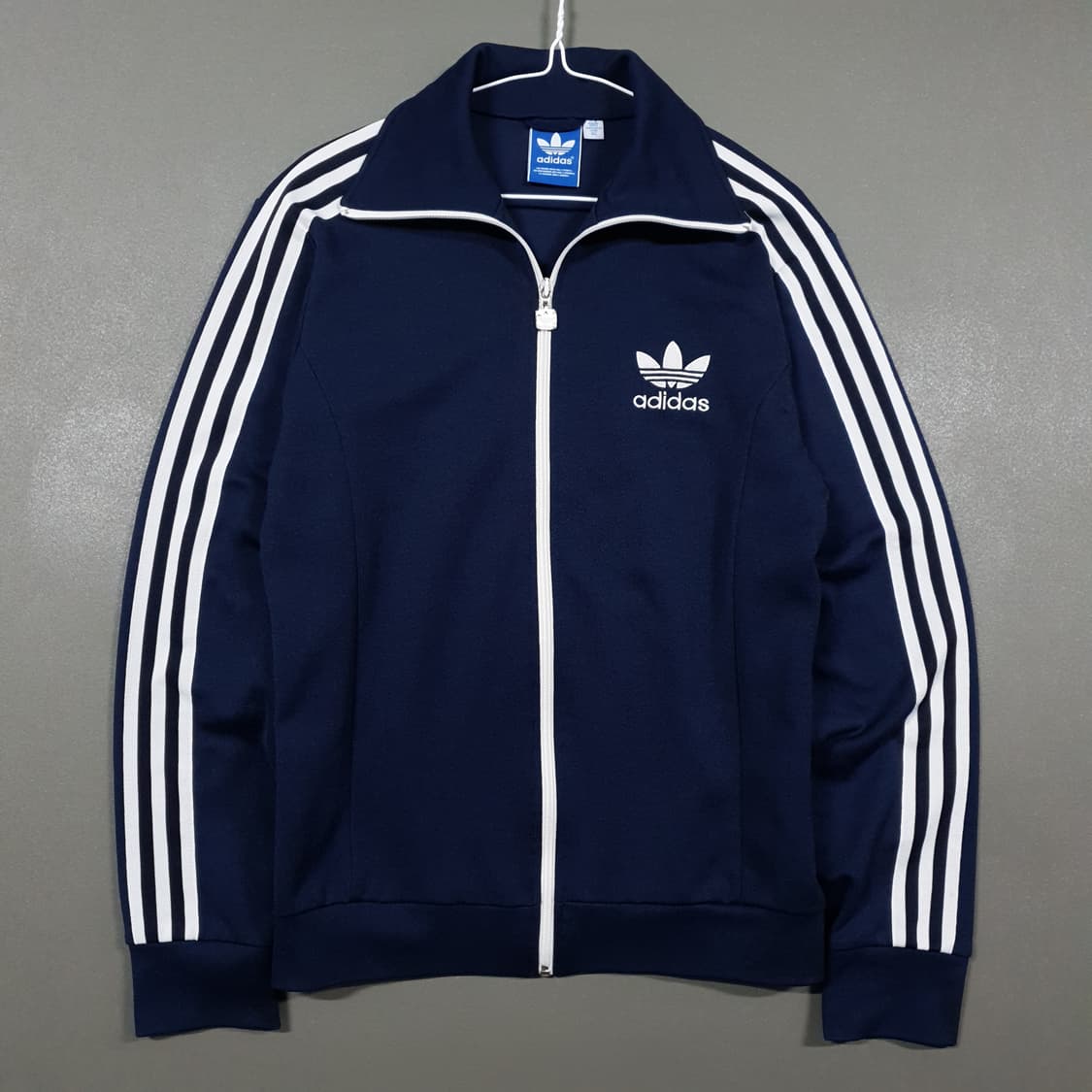 95 (M) 아디다스 파이어버드 트랙탑 삼선 져지 유로파 자켓 네이비 상품이미지2