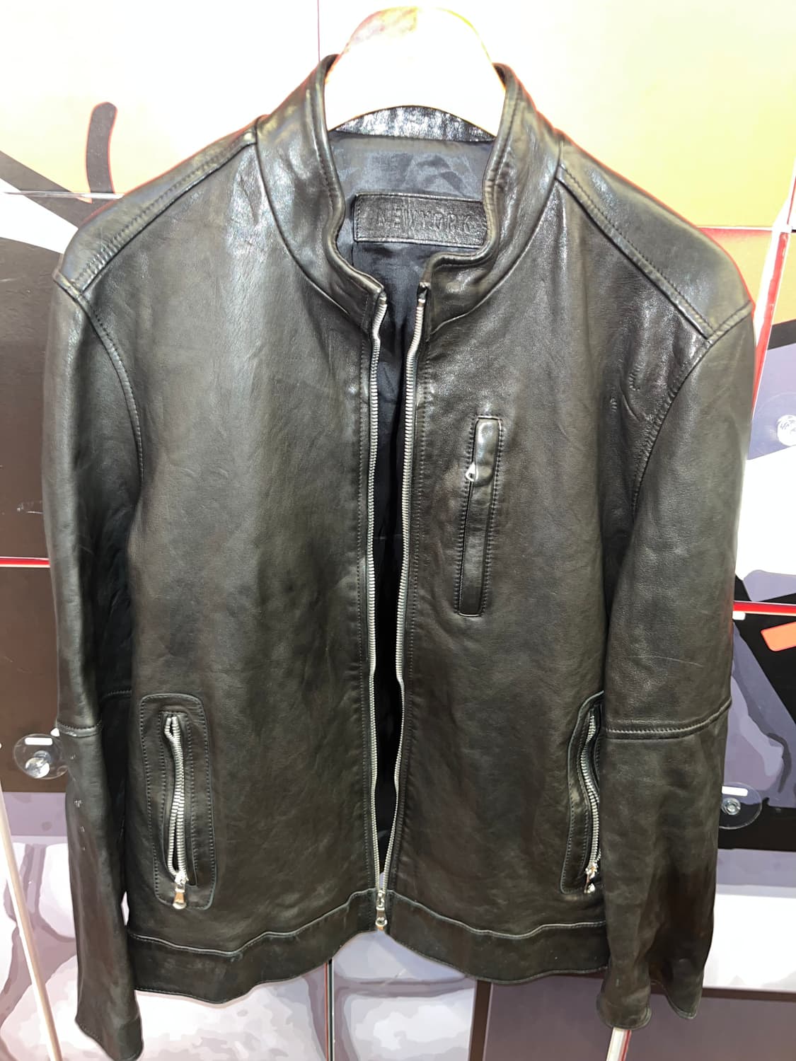 JILLSTUART 질스튜어트 레더 지퍼 디테일 자켓 상품이미지2