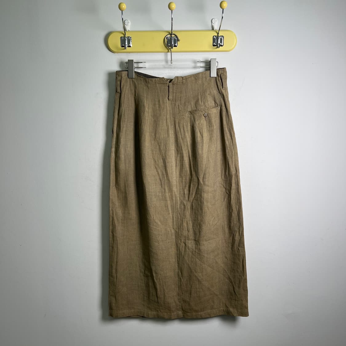 Y's 요지야마모토 린넨 버튼 롱 스커트  상품이미지2