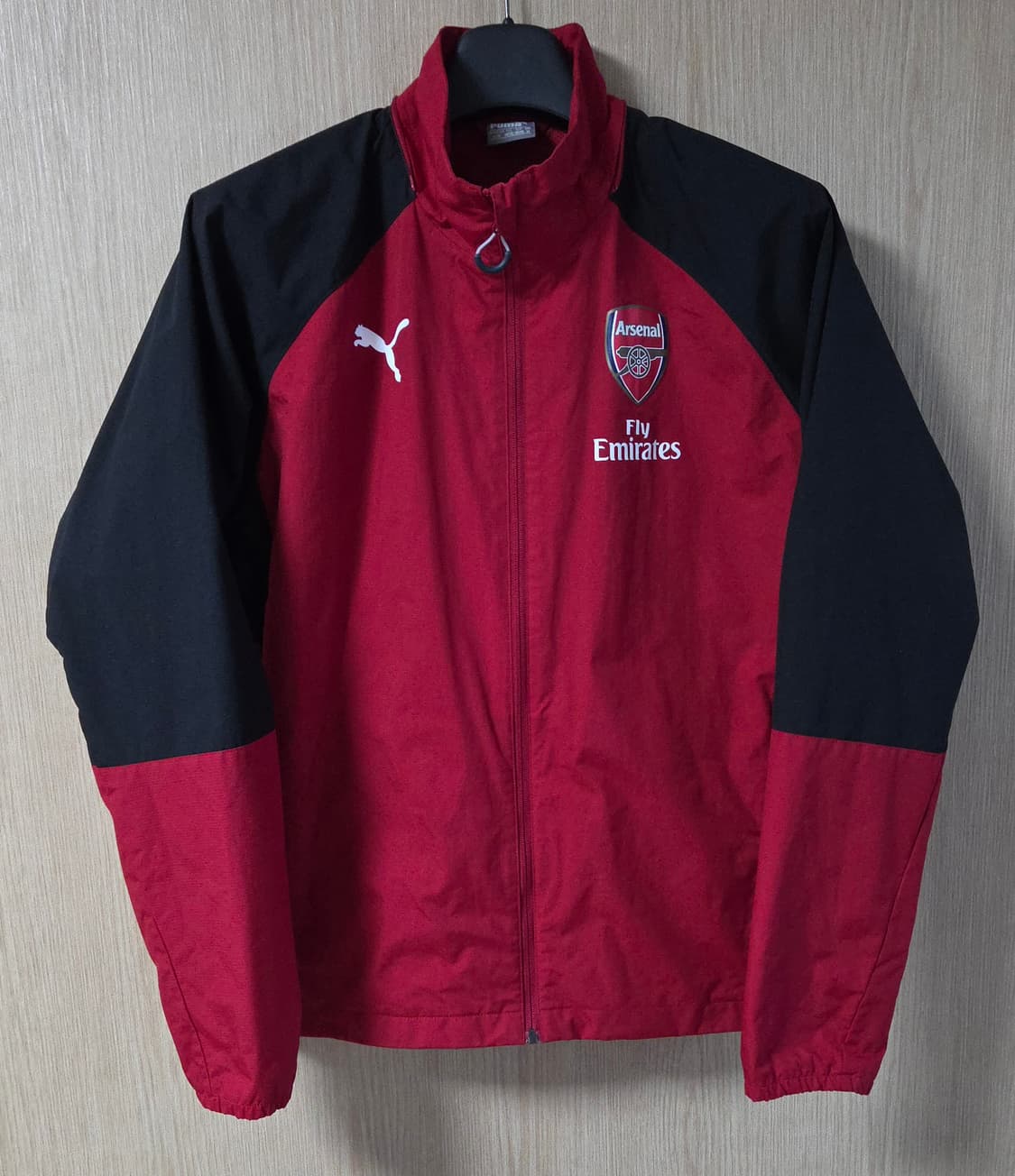 (착샷) 푸마 아스날 바람막이 유니폼 져지 레인 자켓 상품이미지1