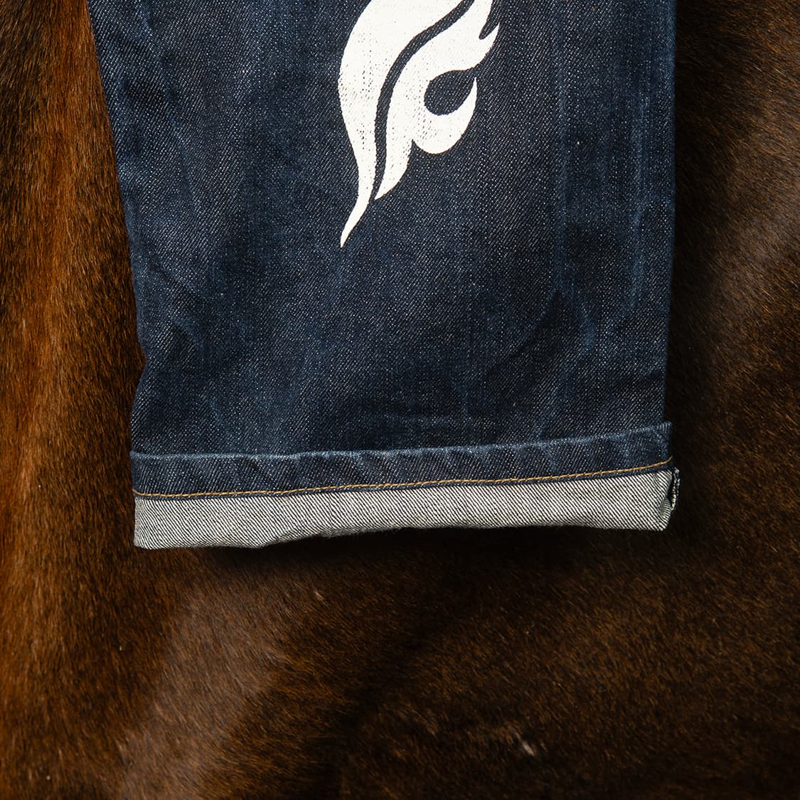 [32] OSAKA 오사카 재팬 메이드 드래곤 프린팅 데님팬츠  상품이미지5