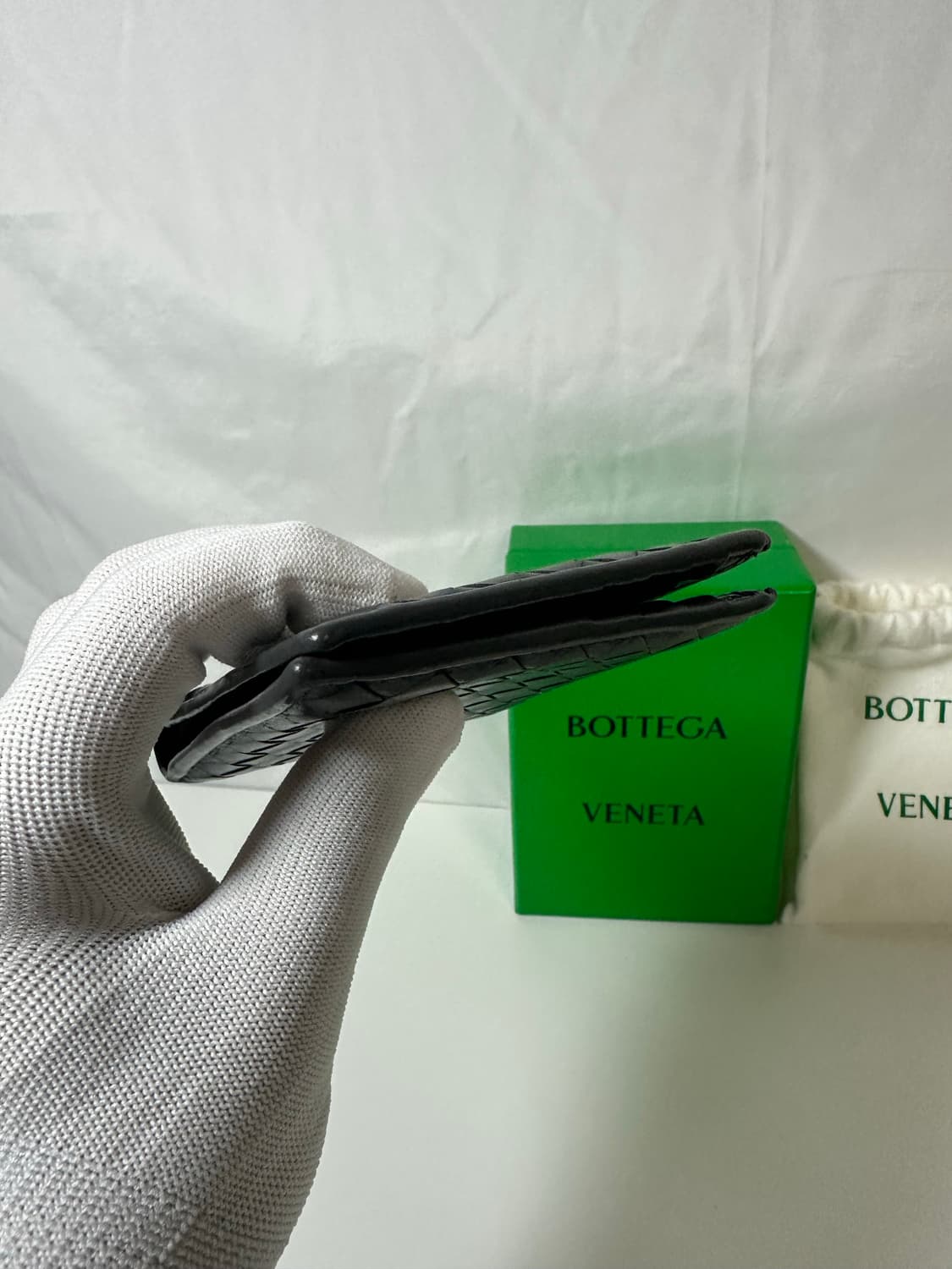 보테가베네타 인트레아치토 반지갑 다크그레이 (OS) 상품이미지7