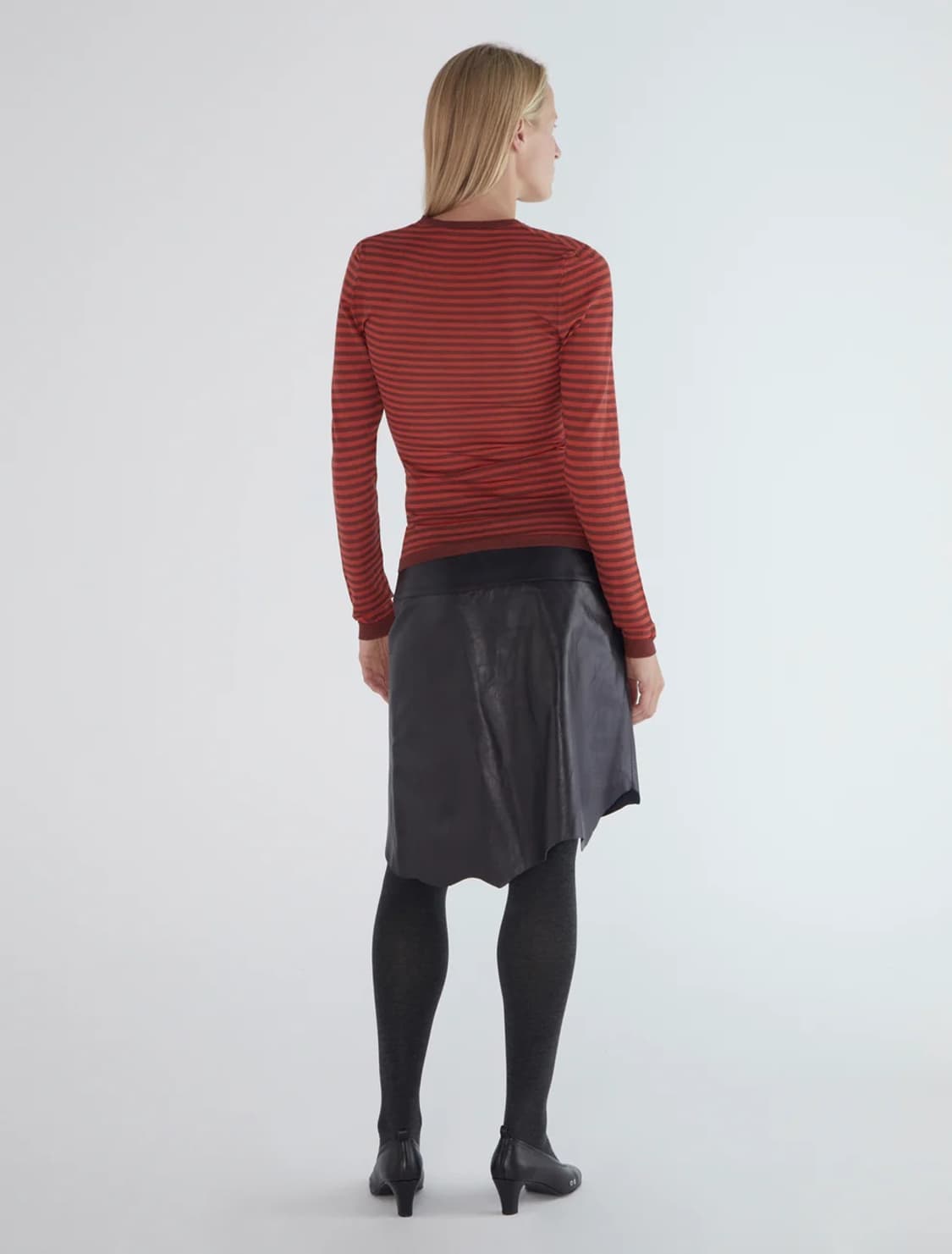 [S,M]팔로마울 Iglú 스트라이프 니트/레드 상품이미지5