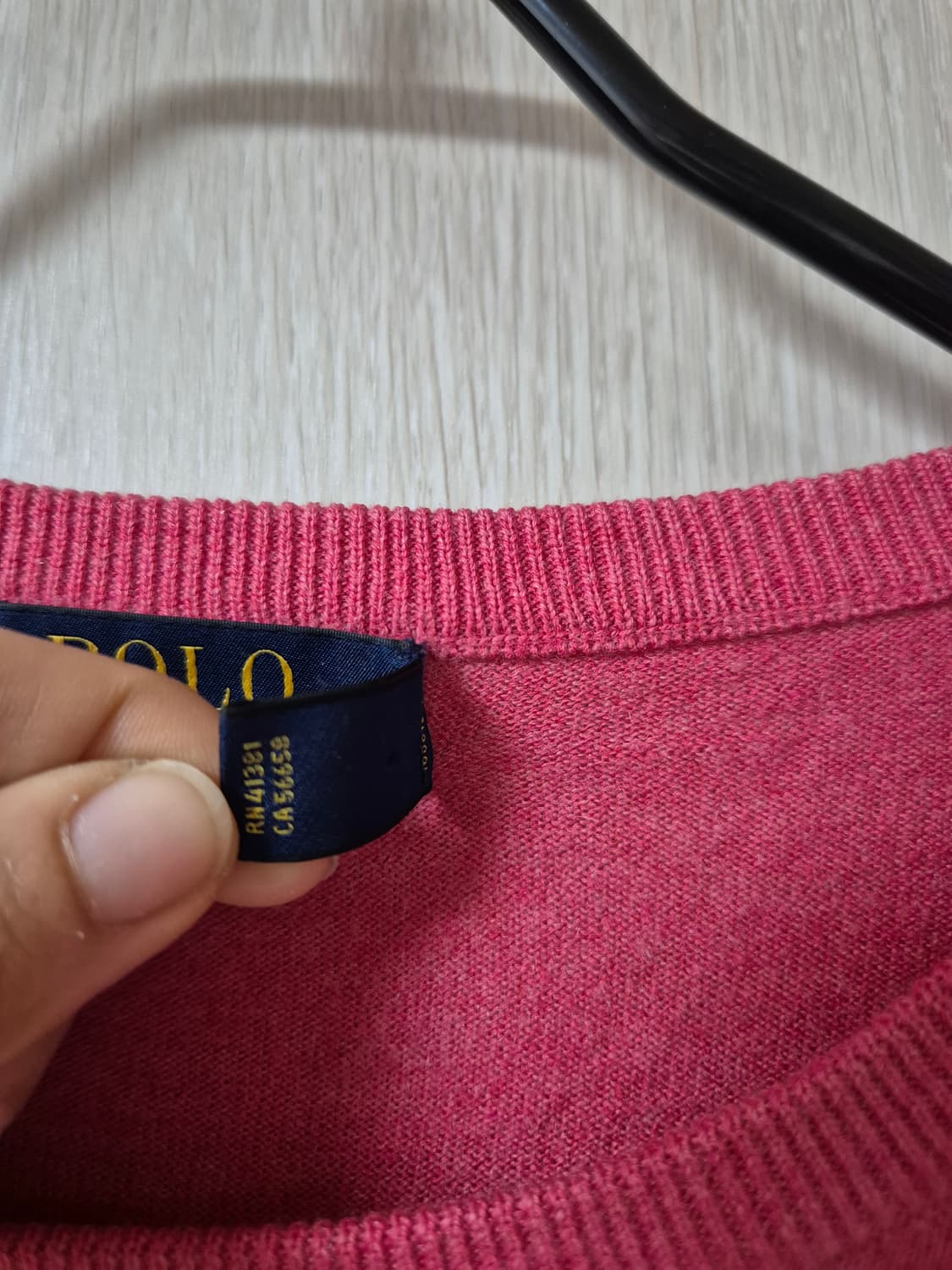 폴로 랄프로렌  니트 피마코튼 스웨터  긴팔 XL 상품이미지5