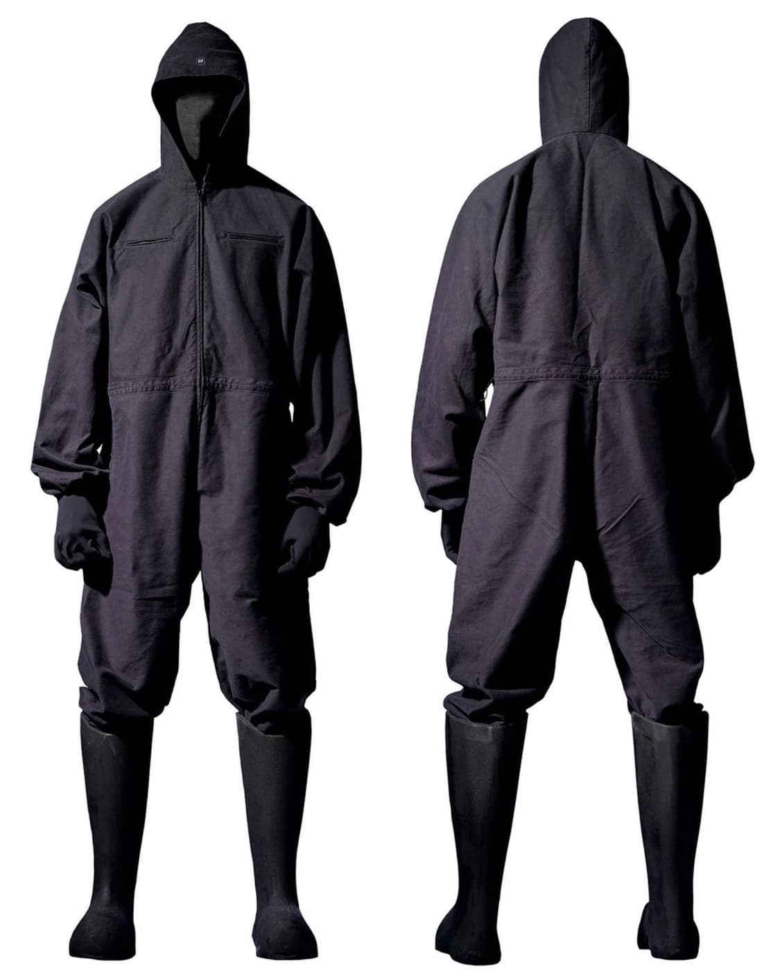 이지갭 사틴 오버롤 블랙 M 상품이미지2