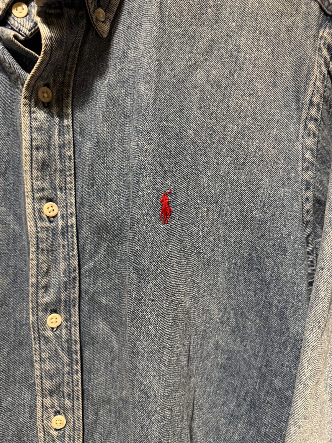 폴로컨트리 데님셔츠 (L) 상품이미지5
